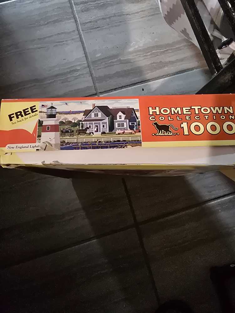 New England Lighthouse - Home Town Collection puzzle collectible [Barcode 072348092009] - Main Image 4