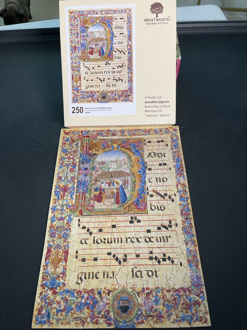 Musical Score With Nativity Scene - Wentworth Wooden Puzzles 🇬🇧 puzzle collectible [Barcode 6050265253974] - Main Image 2