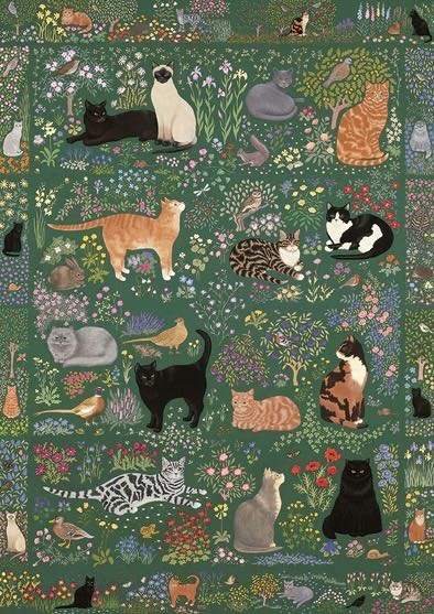 Tapestry Garden  (Agnes €13,00) - Gibsons puzzle collectible [Barcode 5012269071658] - Main Image 2