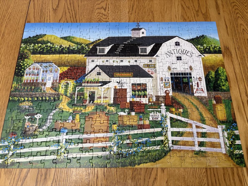 Jodi’s Antique Barn.  V - Master Pieces puzzle collectible [Barcode 705988525506] - Main Image 4