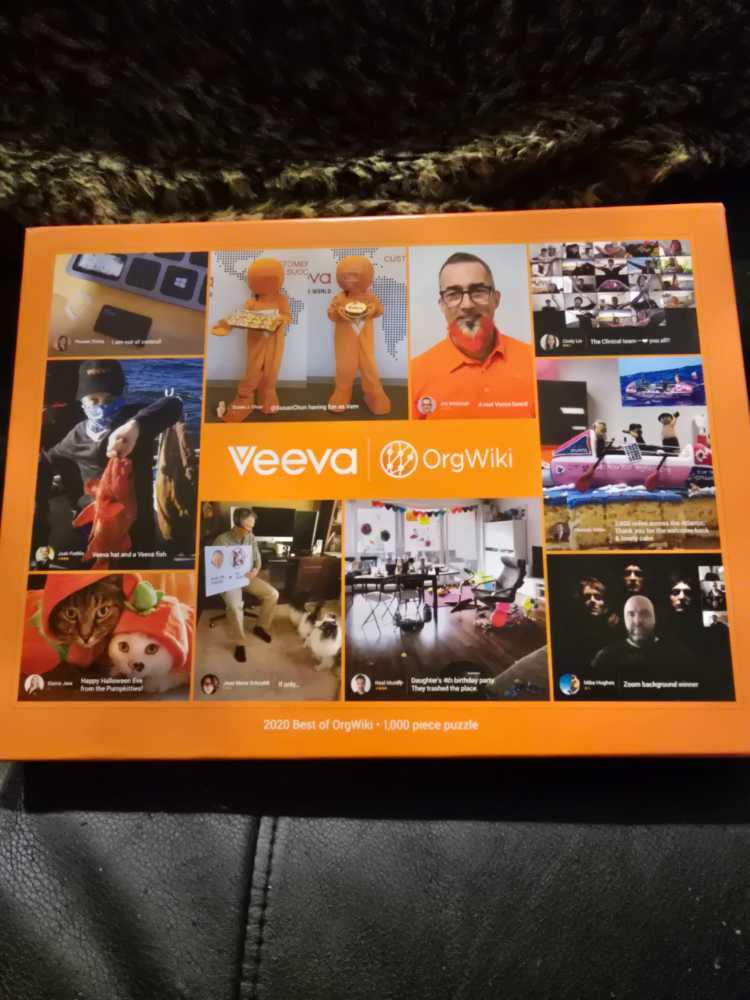 Bits And Pieces – Piece Jigsaw Puzzle For Adults – Snowman And Fawns Glitter Winter Holiday Deer Christmas Jigsaw Puzzles By Artist Larry Jones Completed Puzzle Size: 20” X 27”