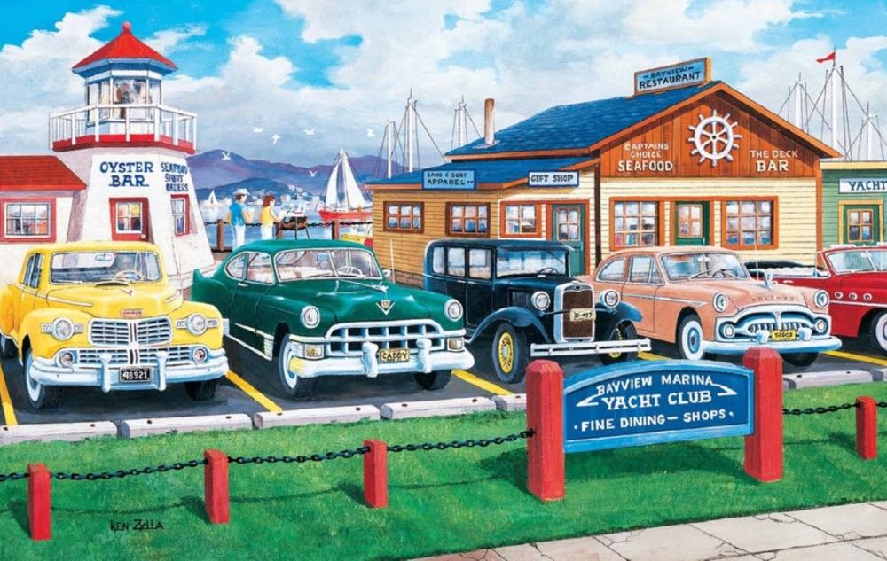 Lap of Luxury • - SunsOut puzzle collectible [Barcode 796780394032] - Main Image 2