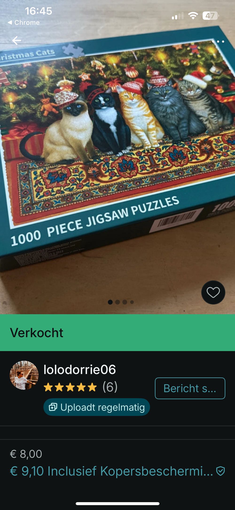 Christmas Cats 🟦 - Greyboard puzzle collectible - Main Image 3