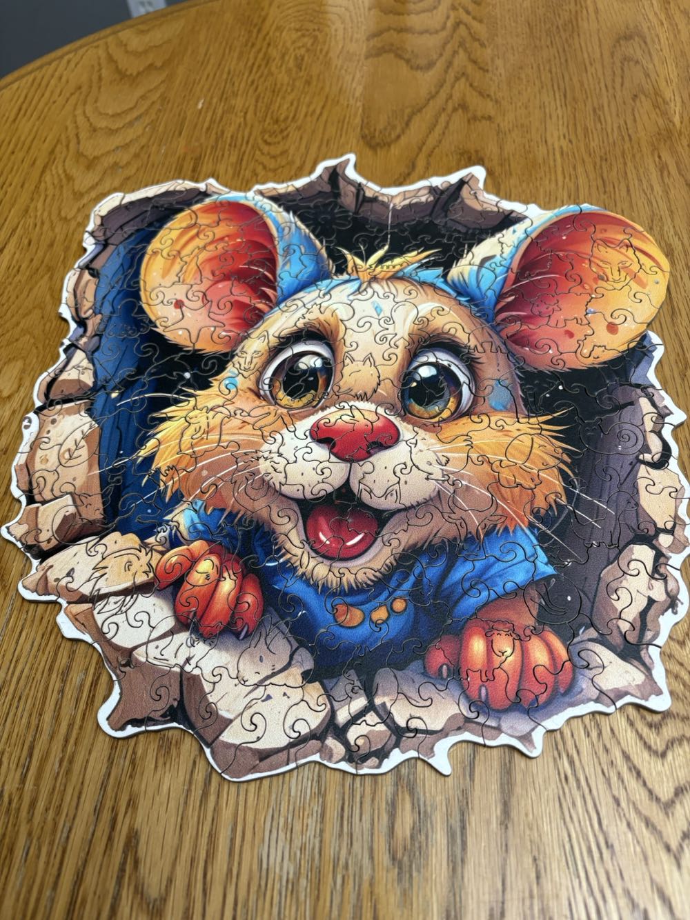 Wooden Mouse  puzzle collectible - Main Image 2