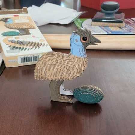 Eugy Emu 3d Puzzle 25 Piece Eco-friendly Educational Toy Puzzles For Boys Girls & Kids Ages 6  puzzle collectible [Barcode 9421035150521] - Main Image 3