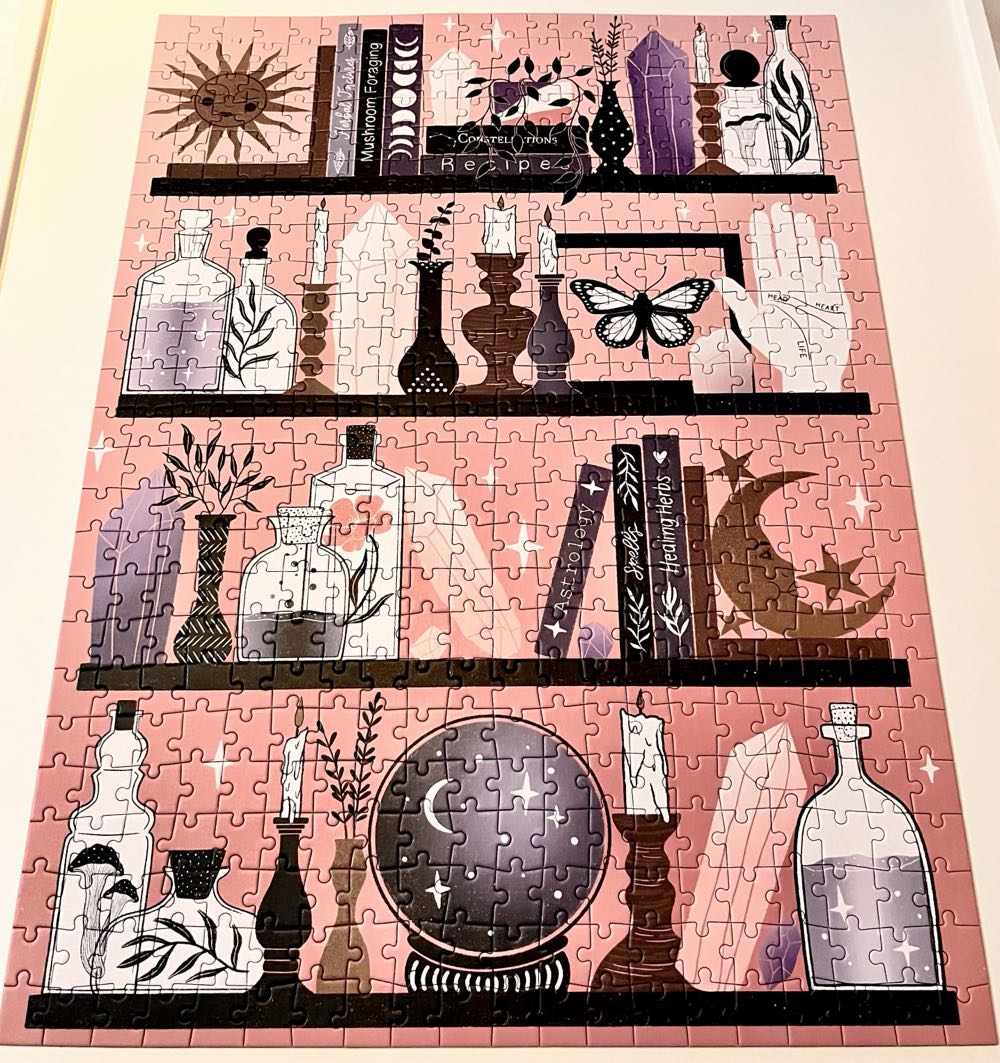 Mystic Bookshelf - Villager Puzzles puzzle collectible [Barcode 628942778322] - Main Image 2