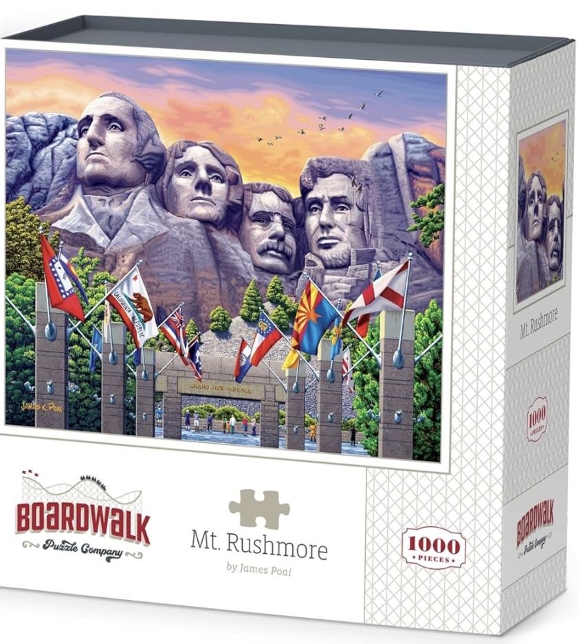 Mt Rushmore - Boardwalk Puzzle Company puzzle collectible - Main Image 2