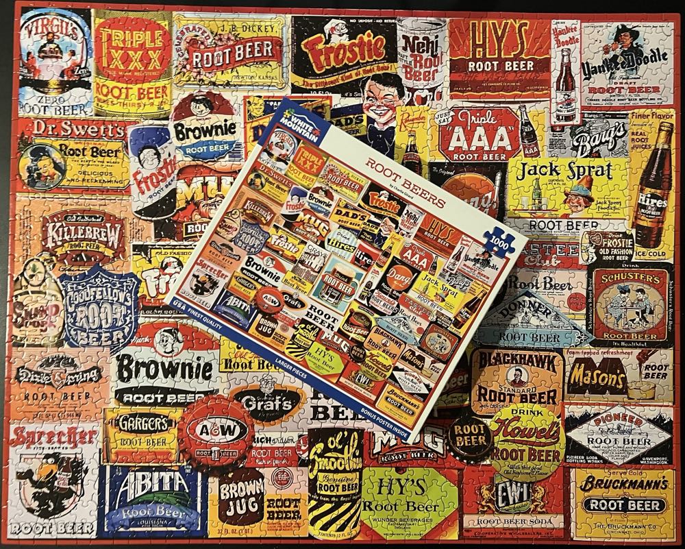 Root Beers - White Mountain puzzle collectible [Barcode 724819269266] - Main Image 4