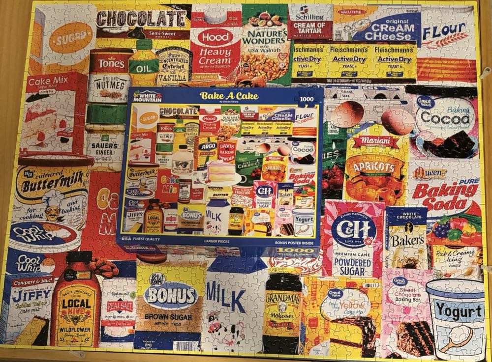 SOLD Bake A Cake - White Mountain puzzle collectible [Barcode 724819269259] - Main Image 5