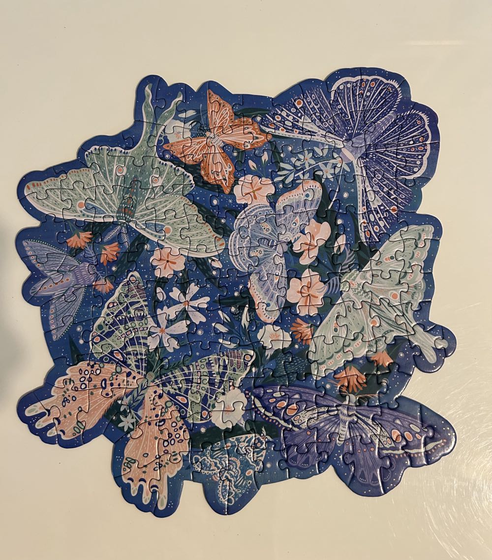 Luminous Butterflies - Lantern Press puzzle collectible - Main Image 3