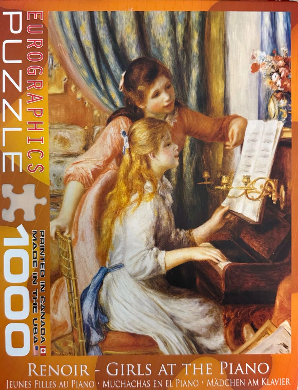 Girls at the Piano - Eurographics puzzle collectible [Barcode 628136622219] - Main Image 2