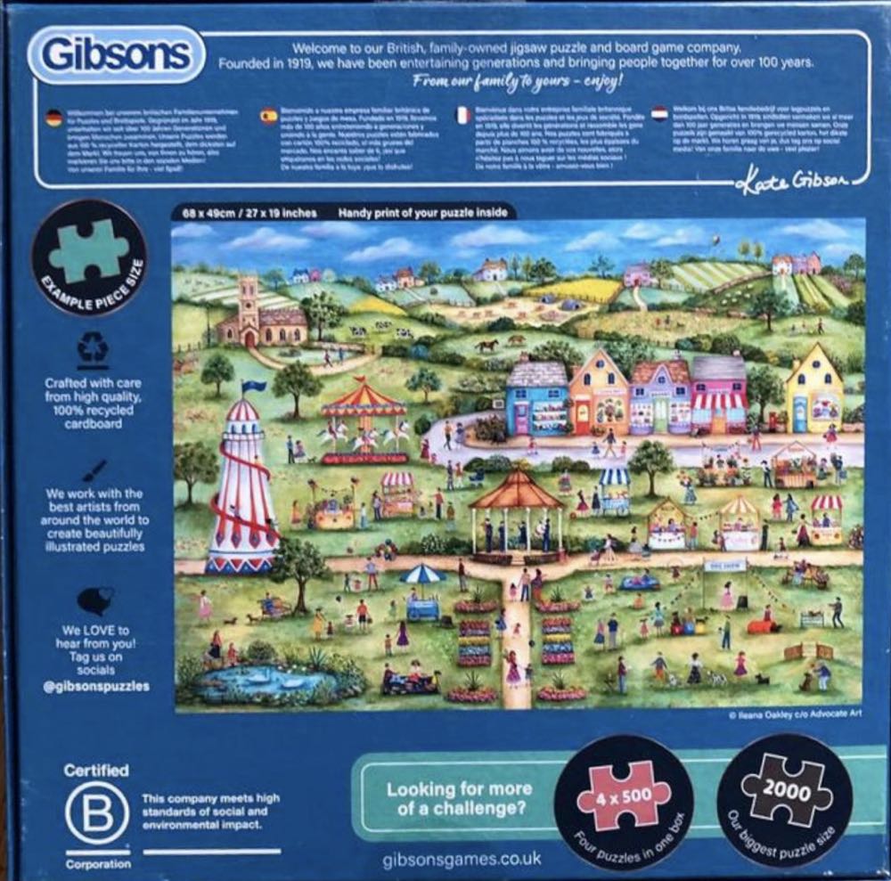 Celebrating Summer - Gibsons puzzle collectible [Barcode 5012269064254] - Main Image 4