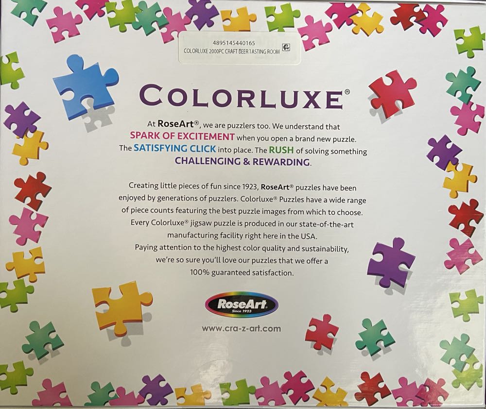 Craft Beer Tasting Room-Jenni - Rose Art puzzle collectible - Main Image 2