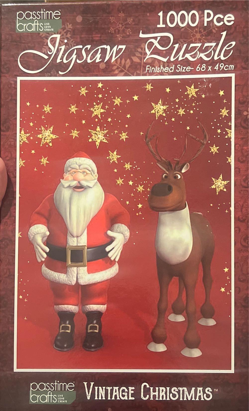 Vintage Christmas - Pasttime Crafts puzzle collectible [Barcode 9348291011130] - Main Image 2