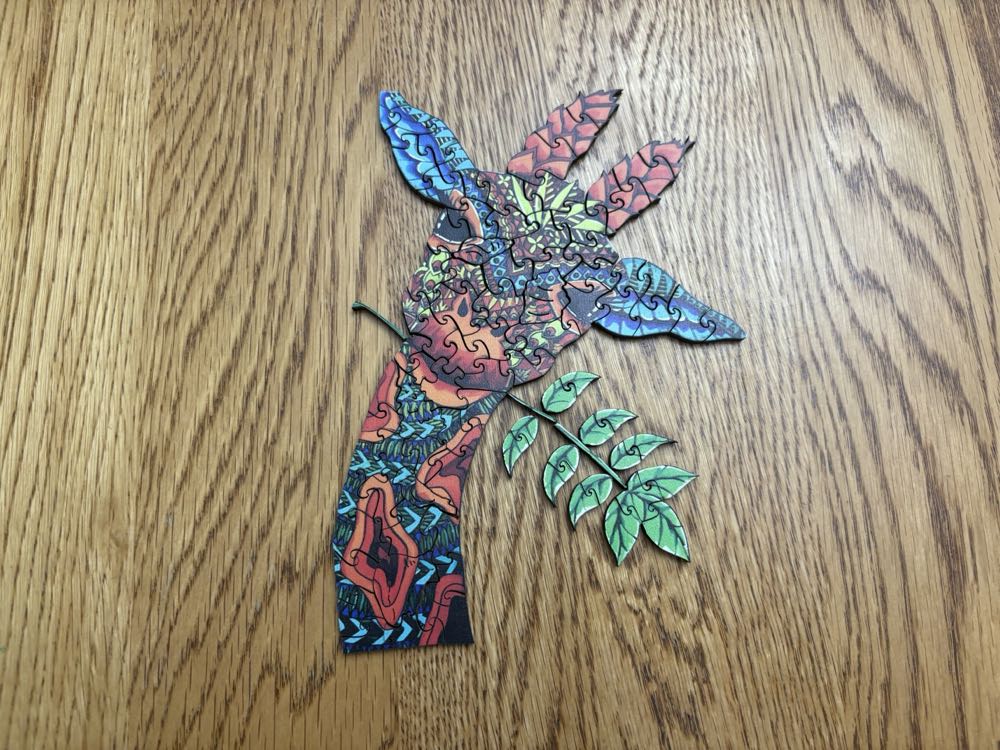 Wooden Giraffe - Wooden Puzzle puzzle collectible - Main Image 3