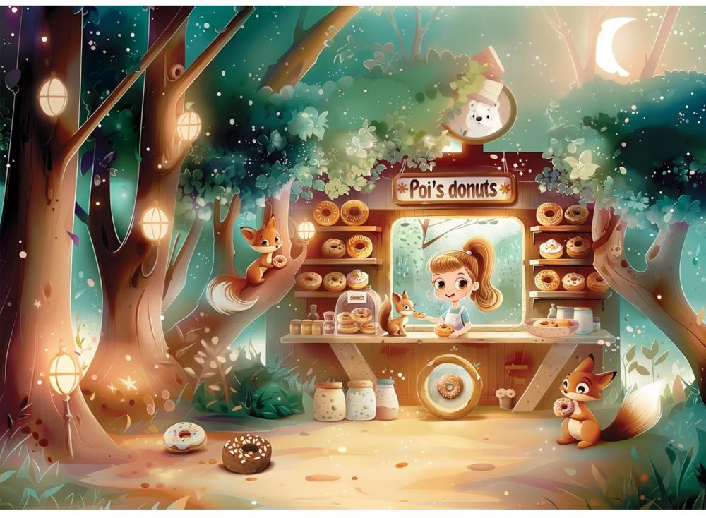 Donut Shop In The Forest  - Joifulio puzzle collectible - Main Image 2