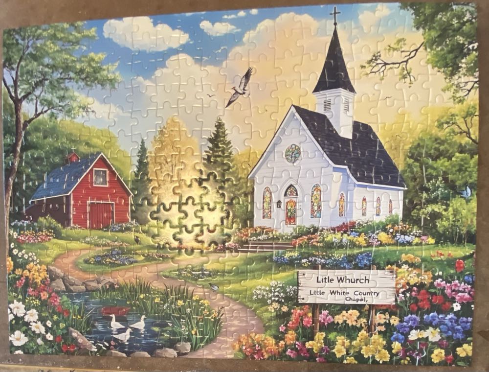 Little White Church  puzzle collectible - Main Image 2