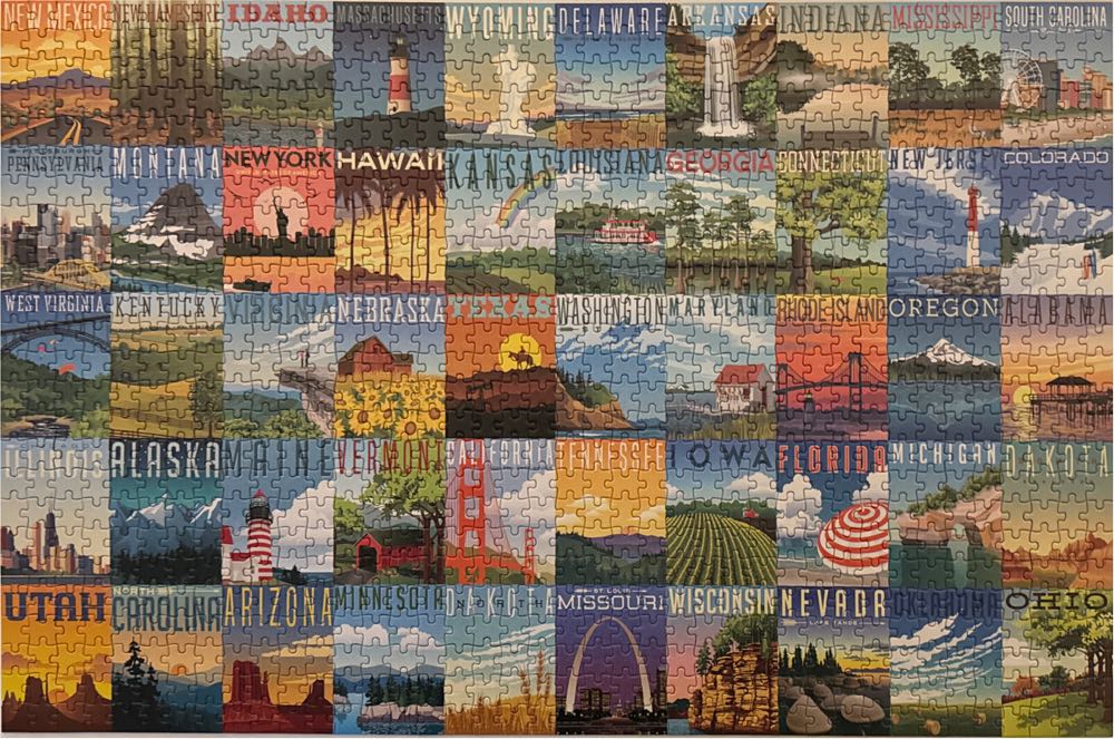 Across America - Seesaw puzzle collectible [Barcode 840225805857] - Main Image 2