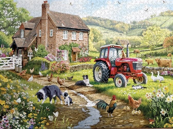 Macneil Farm (Saskia Lenen) - Gibsons puzzle collectible [Barcode 5012269064407] - Main Image 3