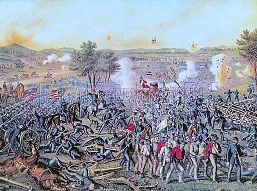 The Battle of Gettysburg (UV) - sold #180 - Springbok puzzle collectible - Main Image 2