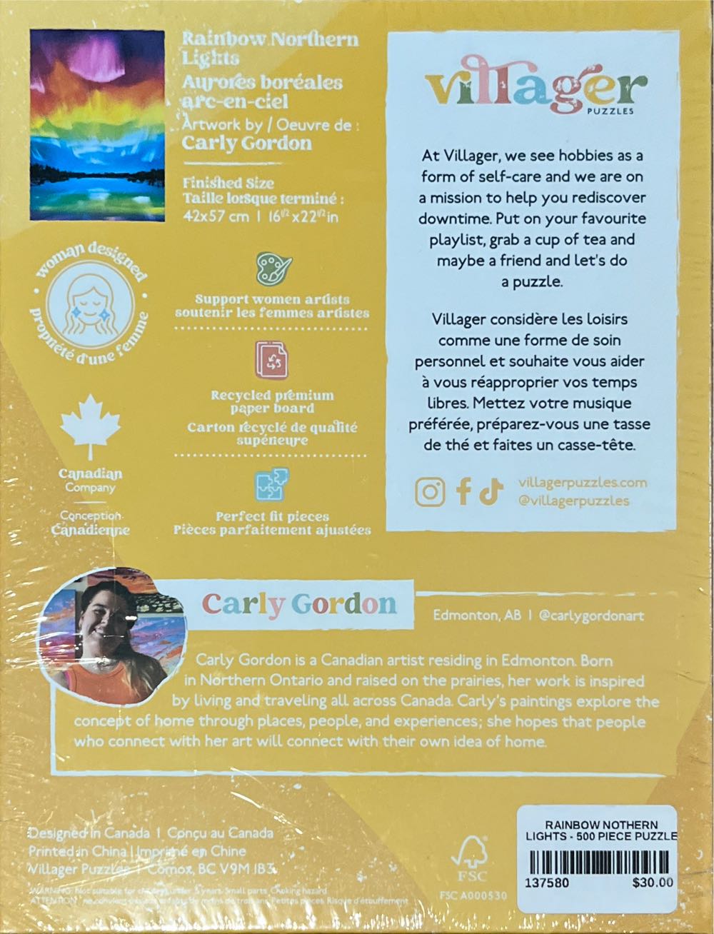 Rainbow Northern Lights - Villager Puzzles puzzle collectible - Main Image 2