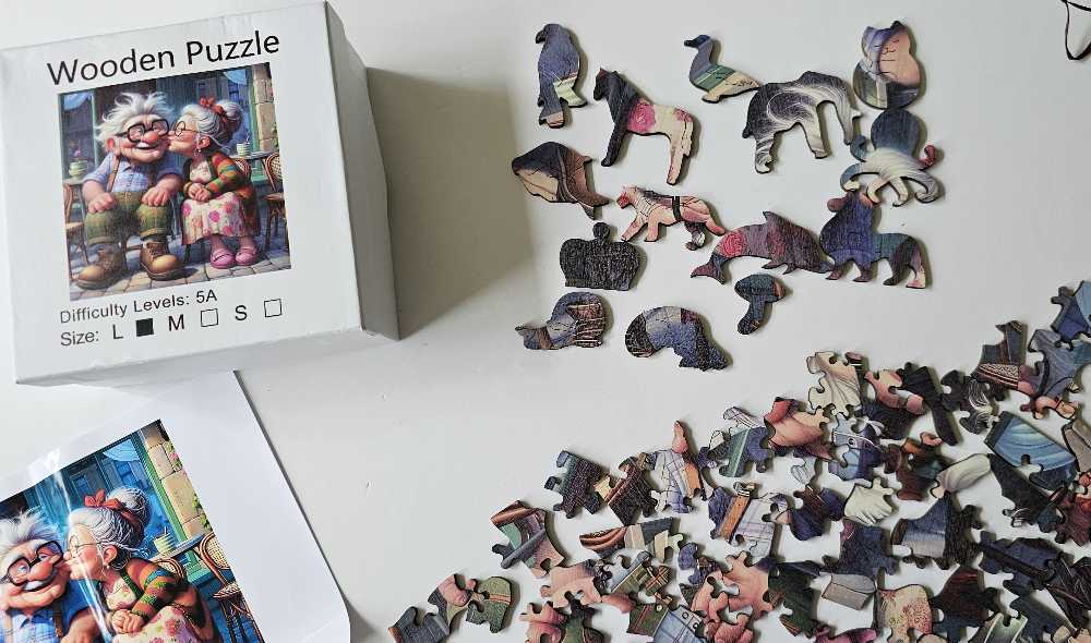 Loving Grandparents - Wooden Puzzle puzzle collectible - Main Image 4