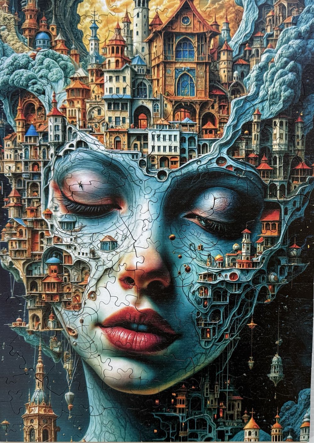 Lady Face Wooden Puzzle - Temu puzzle collectible - Main Image 2