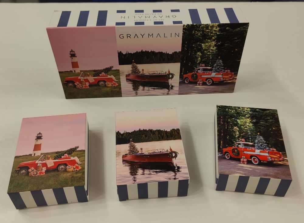 Holiday 3-in-1 Puzzle Set - Galison puzzle collectible [Barcode 9780735376250] - Main Image 2