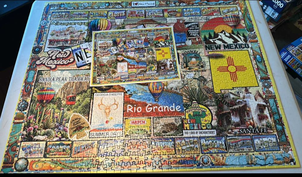 I Love New Mexico - White Mountain puzzle collectible [Barcode 724819269143] - Main Image 3