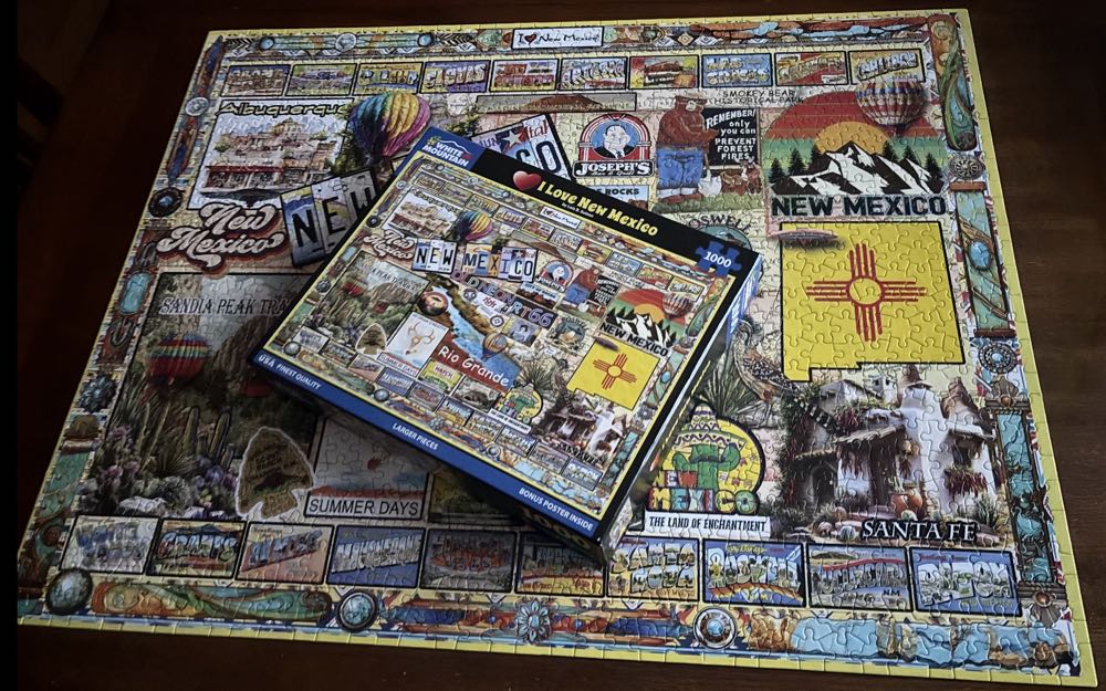 I Love New Mexico - White Mountain puzzle collectible [Barcode 724819269143] - Main Image 4