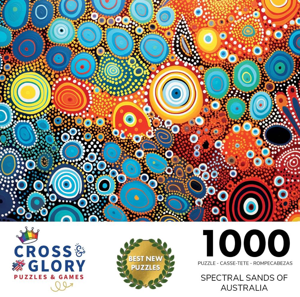 Spectral Sands of Australia - Cross & Glory puzzle collectible - Main Image 2