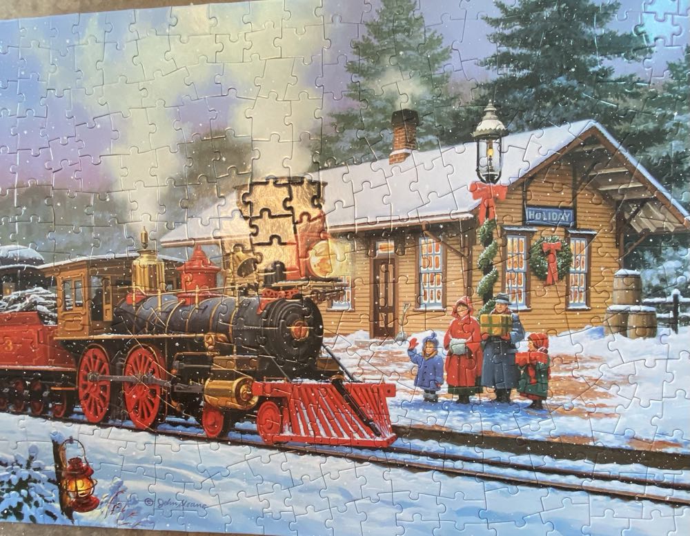 Holiday Station - Bits & Pieces puzzle collectible [Barcode 192949083821] - Main Image 3