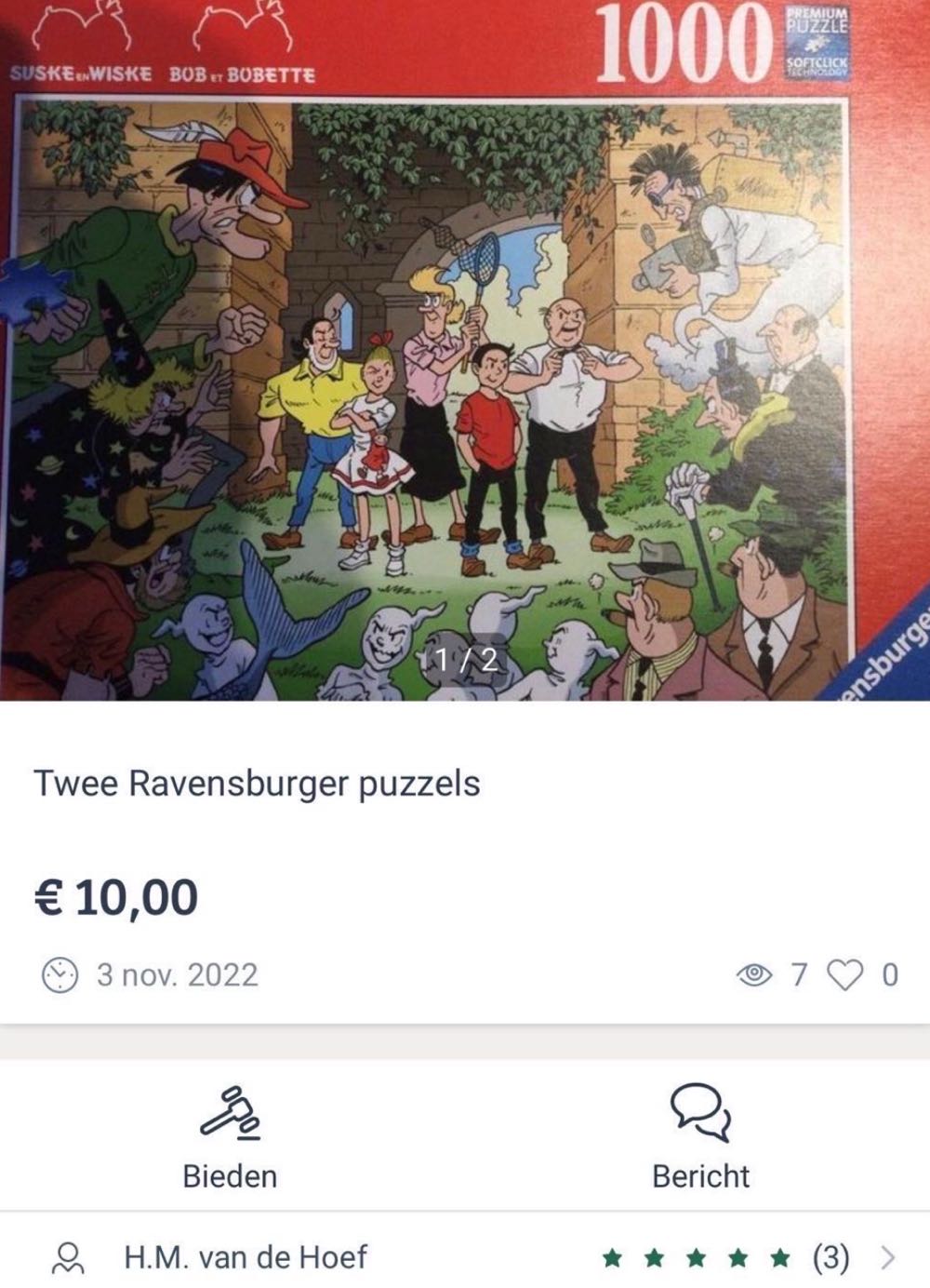 Suske en Wiske Good vs Evil - Ravensburger puzzle collectible [Barcode 4005556195756] - Main Image 4