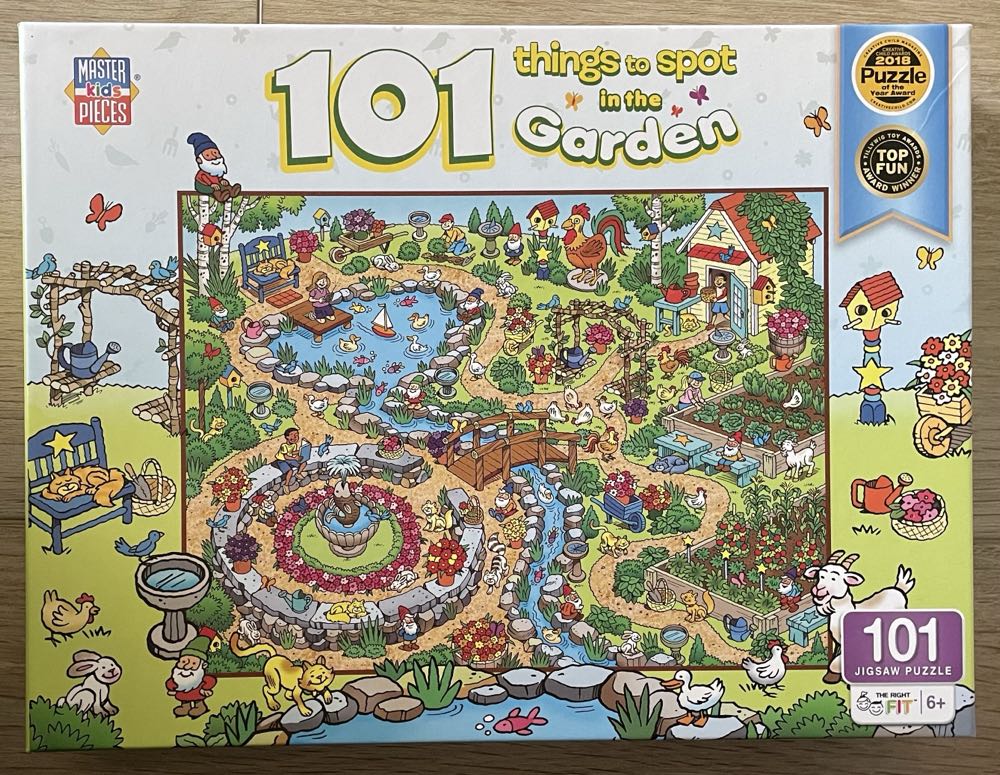 101 Things to Spot in the Garden - Master Kids Pieces puzzle collectible [Barcode 705988120053] - Main Image 2