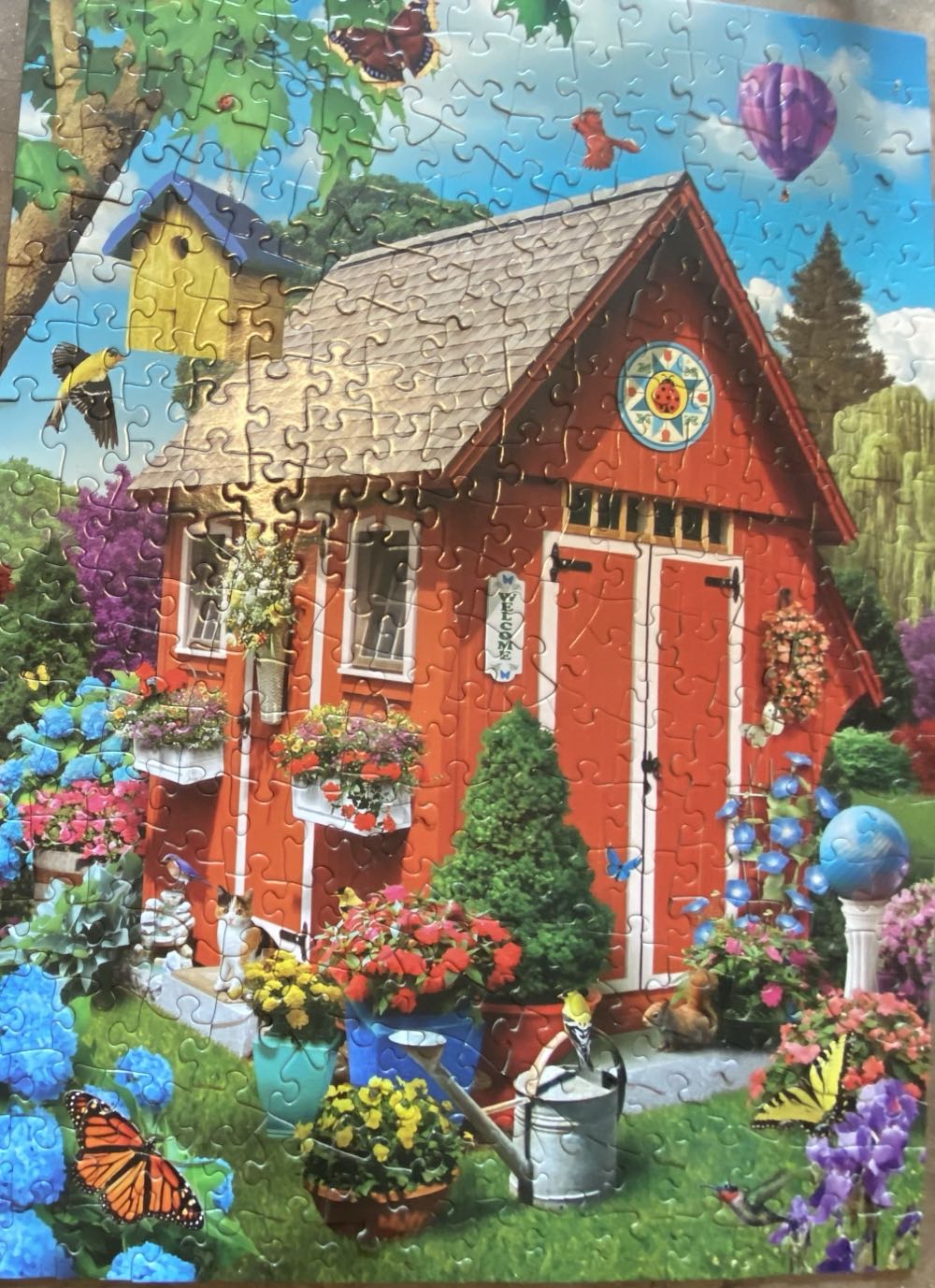 The Red Shed - Bits & Pieces puzzle collectible [Barcode 192949089601] - Main Image 2