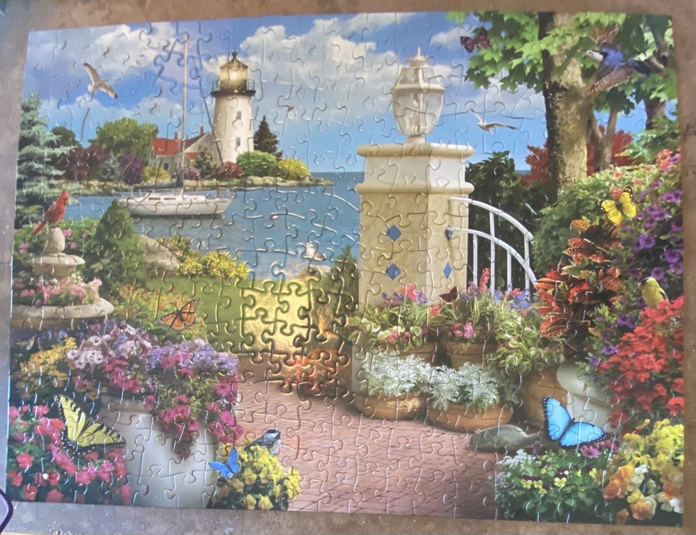 A Morning Mooring - Bits & Pieces puzzle collectible [Barcode 192949089564] - Main Image 2