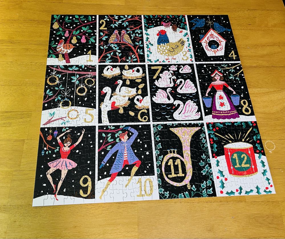 12 Days Of Christmas - Galison puzzle collectible [Barcode 9780735368347] - Main Image 2