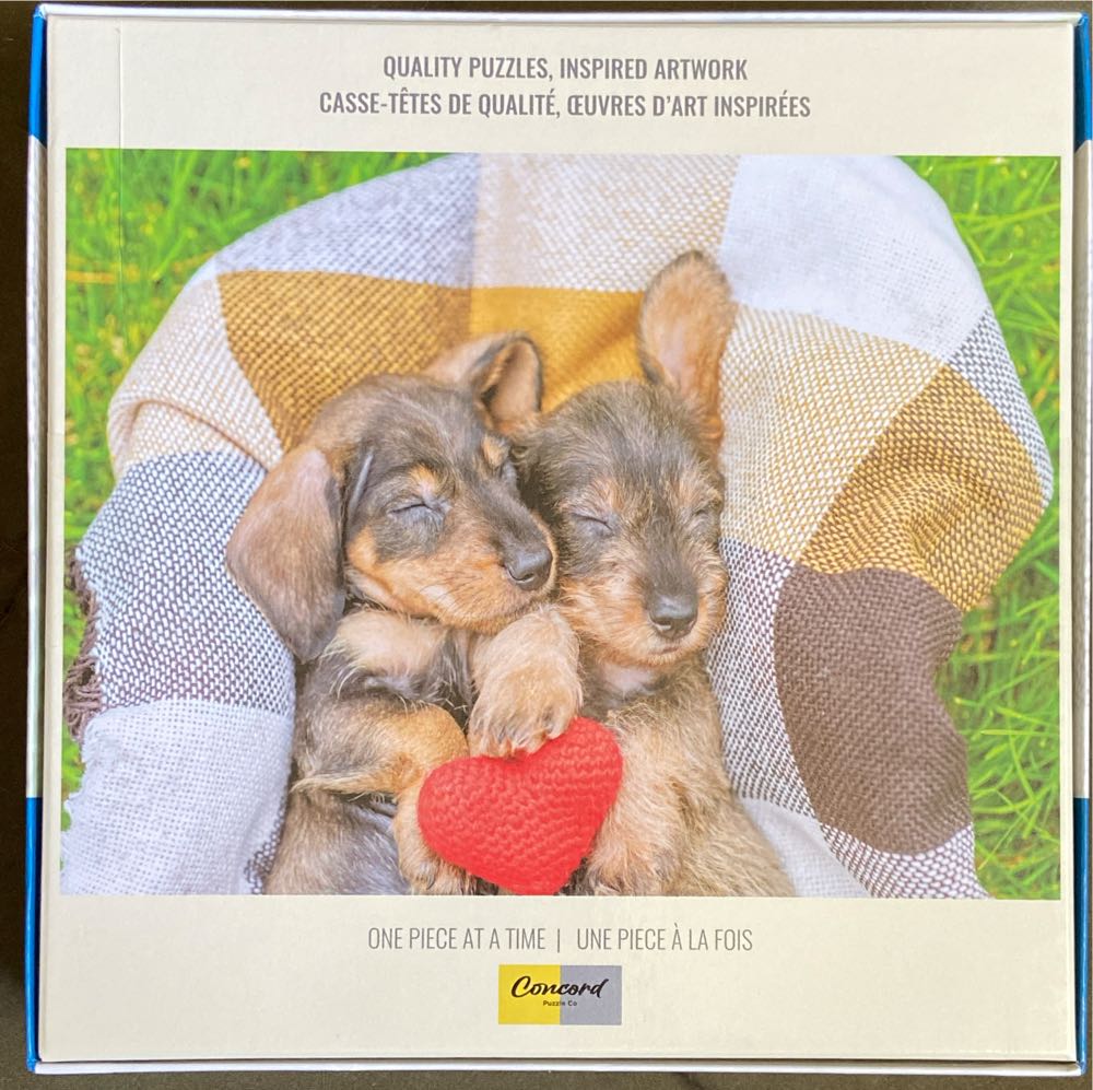 Two Dachshund Puppies - Concord puzzle collectible [Barcode 430001785901] - Main Image 2