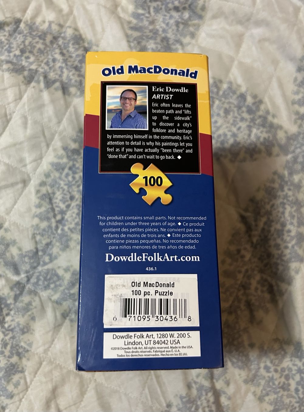 Old MacDonald - Dowdle puzzle collectible [Barcode 671095304368] - Main Image 3