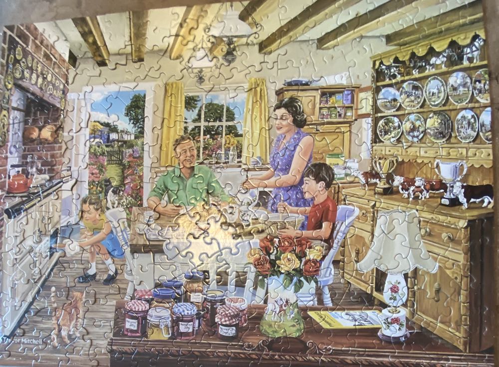 The Farmhouse Kitchen - Bits & Pieces puzzle collectible [Barcode 192949089854] - Main Image 2