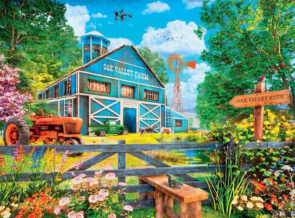 Oak Valley Farm - From Stephanie - Buffalo puzzle collectible - Main Image 2