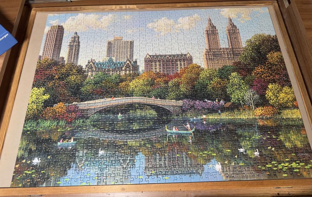New York Central Park, Bow Bridge - Ravensburger puzzle puzzle collectible [Barcode 4005555014850] - Main Image 2