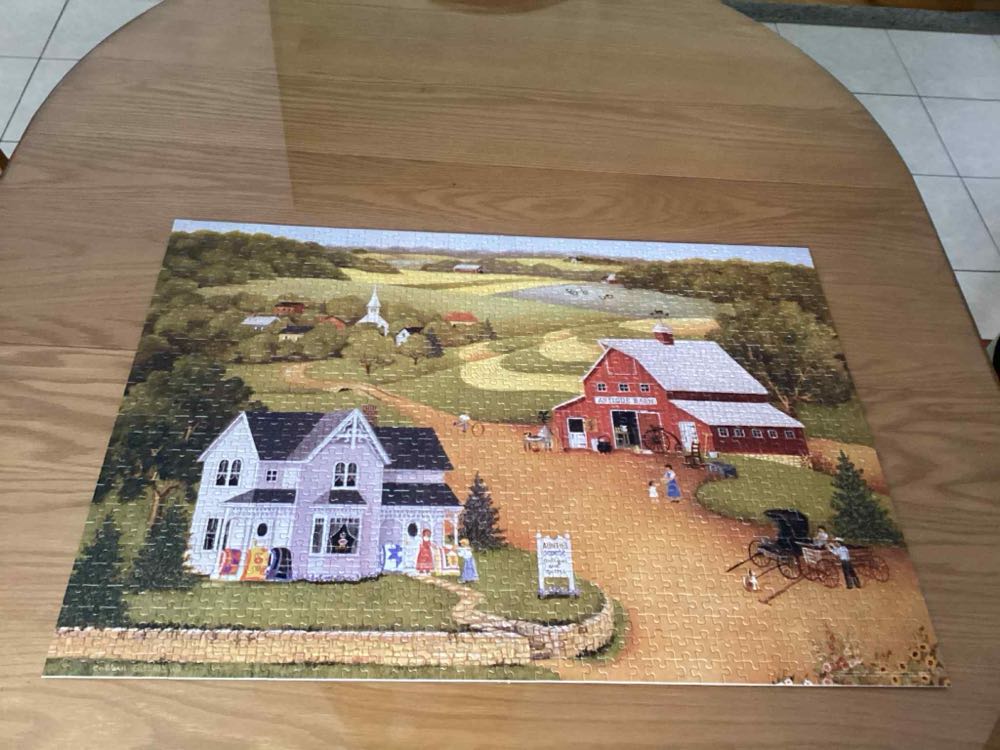Antique Barn - Rose Art puzzle collectible - Main Image 2
