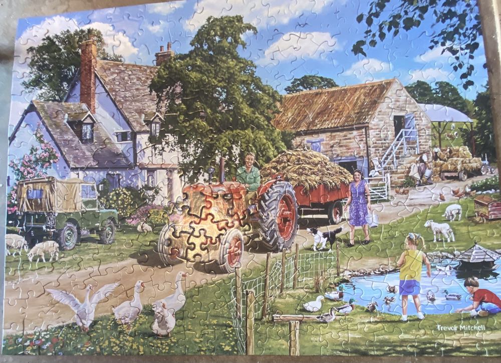 The Family Farm - Bits & Pieces puzzle collectible [Barcode 192949089861] - Main Image 2