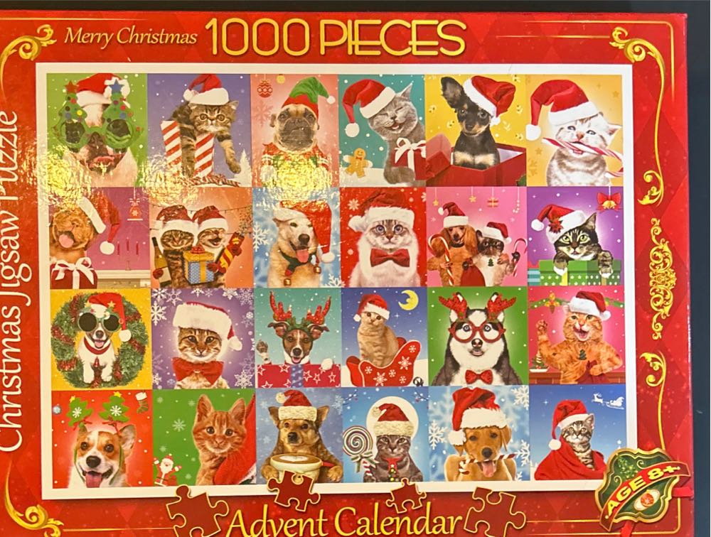 Merry Christmas Advent Calendar  puzzle collectible - Main Image 2