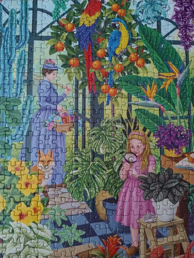 Alchemist’s Greenhouse - eeBoo Piece & Love puzzle collectible [Barcode 689196515866] - Main Image 4