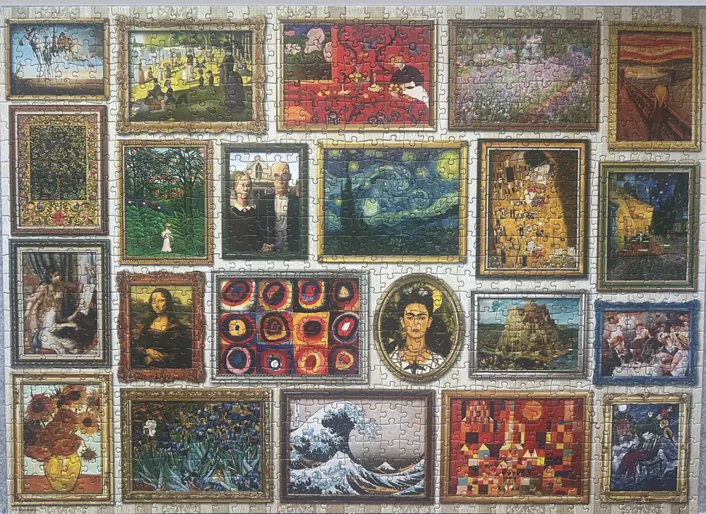 0162 Eurographics: Fine Arts Masterpieces - Eurographics puzzle collectible - Main Image 2