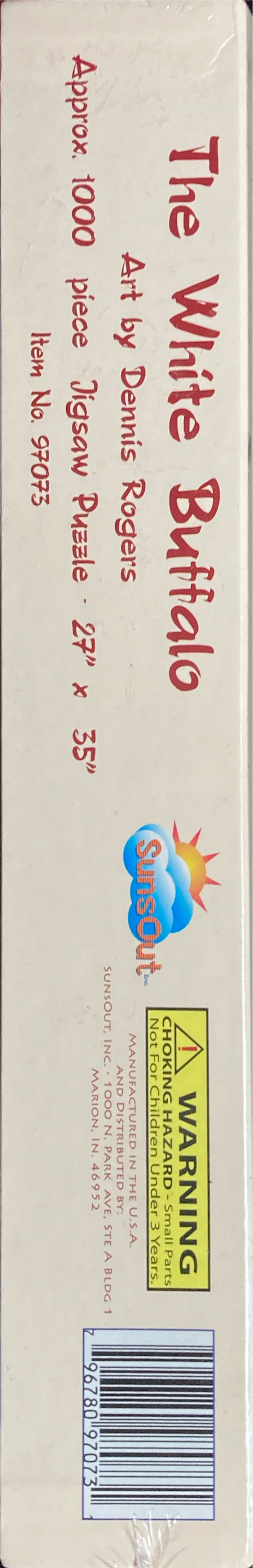 The White Buffalo - SunsOut 🇺🇸 puzzle collectible [Barcode 796780970731] - Main Image 2