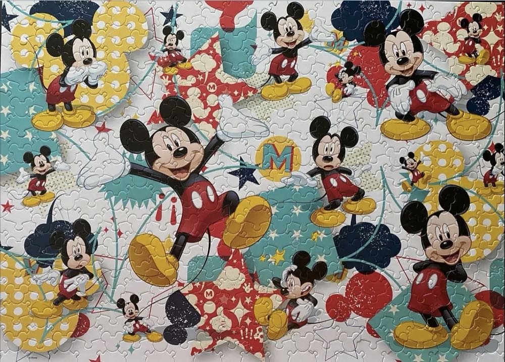 0008 Mega Puzzles: Mickey Mouse Challenge - Mega Puzzles puzzle collectible - Main Image 2