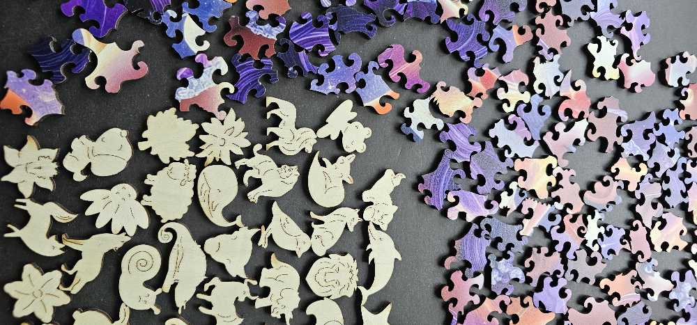 Wooden Enchanting Purple Princess - Wooden Puzzle puzzle collectible - Main Image 4